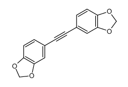 5-[2-(1,3-benzodioxol-5-yl)ethynyl]-1,3-benzodioxole结构式