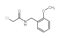 2-Chloro-N-(2-methoxy-benzyl)-acetamide Structure