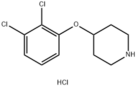 4-(2,3-Dichlorophenoxy)piperidine hydrochloride结构式