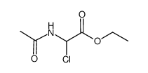 ethyl 2-acetamido-2-chloroacetate Structure