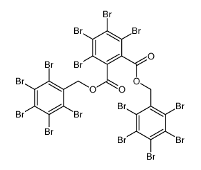 bis(pentabromobenzyl) tetrabromophthalate结构式