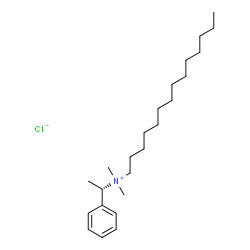 Nalpha-Methylbenzyl-N,N-dimethylmyristylammonium Structure