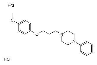 1-[3-(4-methylsulfanylphenoxy)propyl]-4-phenylpiperazine,dihydrochloride Structure