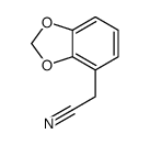 2-(1,3-benzodioxol-4-yl)acetonitrile Structure