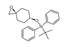 cis-tert-butyl(1-oxaspiro[2,5]oct-6-yloxy)diphenylsilane结构式