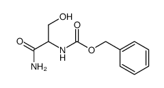 Nα-Benzyloxycarbonyl-serin-amid Structure