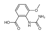 3-methoxy-2-ureido-benzoic acid结构式