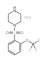 4-(2-TRIFLUOROMETHOXY-BENZENESULFONYL)-PIPERAZINE HYDROCHLORIDE picture