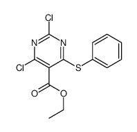 ethyl 2,4-dichloro-6-phenylsulfanylpyrimidine-5-carboxylate Structure