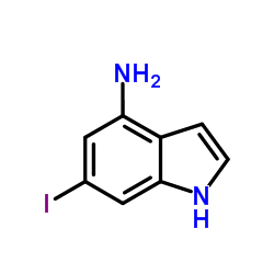 6-Iodo-1H-indol-4-amine structure