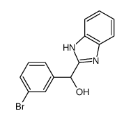 1H-benzimidazol-2-yl(3-bromophenyl)methanol Structure