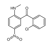 (2-chlorophenyl)-[2-(methylamino)-5-nitrophenyl]methanone Structure