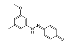 4-[(3-methoxy-5-methylphenyl)hydrazinylidene]cyclohexa-2,5-dien-1-one Structure