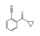 2-CYANOPHENYL CYCLOPROPYL KETONE结构式