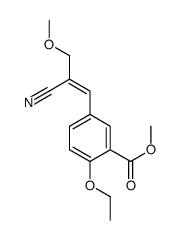 methyl 5-(2-cyano-3-methoxyprop-1-enyl)-2-ethoxybenzoate Structure