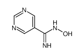 5-Pyrimidinecarboximidamide, N-hydroxy- (9CI) structure