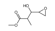 methyl 3-hydroxy-2-methyl-3-(oxiran-2-yl)propanoate结构式