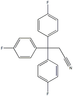 3,3,3-tris(4-fluorophenyl)propanenitrile picture