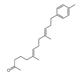 6,10-dimethyl-13-(4-methylphenyl)trideca-6,10-dien-2-one结构式