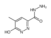 5-methyl-6-oxo-1H-pyridazine-3-carbohydrazide结构式