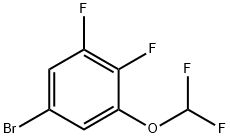 5-Bromo-1-(difluoromethoxy)-2,3-difluoro-benzene Structure