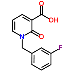 1-(3-Fluorobenzyl)-2-oxo-1,2-dihydro-3-pyridinecarboxylic acid Structure