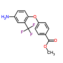 Methyl 4-[4-amino-2-(trifluoromethyl)phenoxy]benzoate Structure