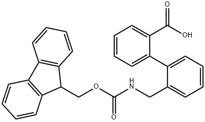 2'-({[(9H-Fluoren-9-ylmethoxy)carbonyl]amino}methyl)-2-biphenylcarboxylic acid图片