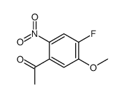 1-(4-fluoro-5-methoxy-2-nitrophenyl)ethanone Structure