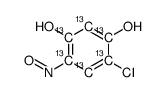 4-chloro-6-nitrosobenzene-1,3-diol结构式