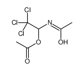 (1-acetamido-2,2,2-trichloroethyl) acetate Structure