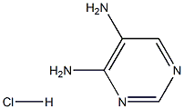 pyrimidine-4,5-diamine hydrochloride Structure