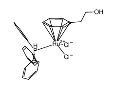 [Ru(η6-C6H5CH2CH2OH)Cl2(PPh3)] Structure