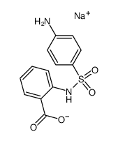 2-(4-sulphonylamido)benzoate sodium结构式