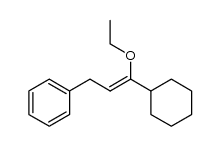 (Z)-(3-cyclohexyl-3-ethoxyallyl)benzene Structure