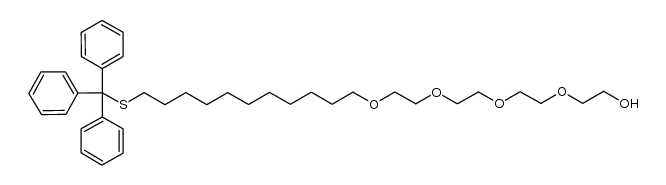 1,1,1-triphenyl-14,17,20,23-tetraoxa-2-thiapentacosan-25-ol Structure