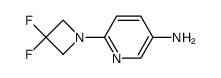 6-(3,3-difluoroazetidin-1-yl)pyridin-3-amine Structure