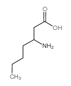 3-氨基庚酸结构式