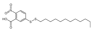 5-dodecyldisulfanyl-2-nitro-benzoic acid structure