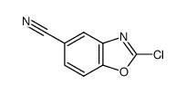 2-Chloro-1,3-benzoxazole-5-carbonitrile结构式