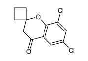 6,8-dichlorospiro[3H-chromene-2,1'-cyclobutane]-4-one Structure