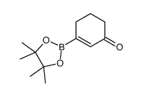 3-(Tetramethyl-1,3,2-dioxaborolan-2-yl)-cyclohex-2-enone Structure