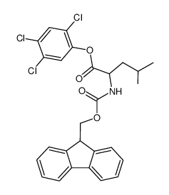 Fmoc-Leu-OTcp结构式