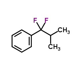 (1,1-Difluoro-2-methylpropyl)benzene Structure