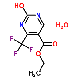 2-HYDROXY-4-TRIFLUOROMETHYL-PYRIMIDINE-5-CARBOXYLIC ACID ETHYL ESTER Structure