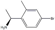 (1S)-1-(4-BROMO-2-METHYLPHENYL)ETHYLAMINE结构式