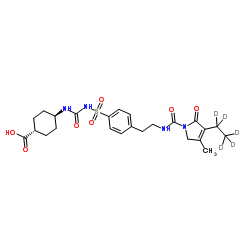 trans-Carboxy Glimepiride-d5 Structure