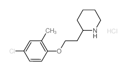 2-[2-(4-Chloro-2-methylphenoxy)ethyl]piperidine hydrochloride结构式