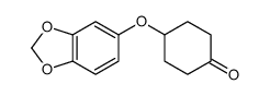 4-(1,3-Benzodioxol-5-yloxy)cyclohexanone Structure