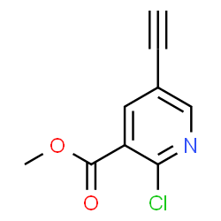 Methyl 2-chloro-5-ethynylnicotinate picture